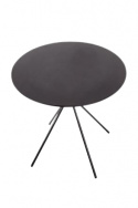 Spisebord \'Fondi\' Rundt 80cm - Sort