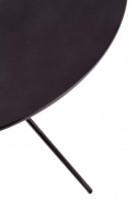 Spisebord \'Fondi\' Rundt 80cm - Sort