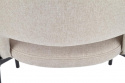 Stol \'Mieres\' - Beige/Sort