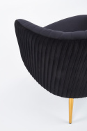 Fåtölj \'Black Velvet\' - Sort