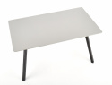Spisebord \'Barlog\' 140x80cm - Grå/Sort