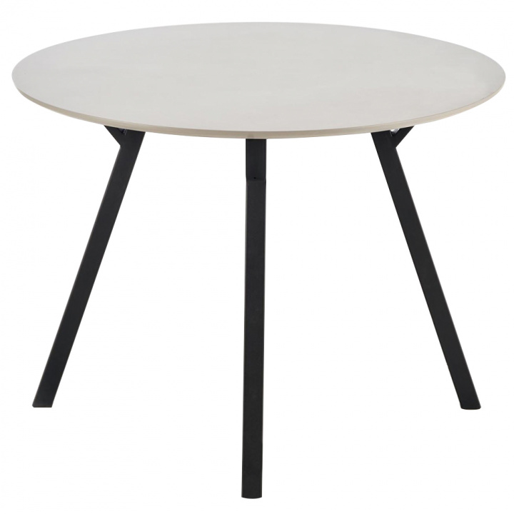 Spisebord \'Barlog\' Rund 100cm - Grå/Sort i gruppen Møbler / Bord hos Reforma (2010001177012)