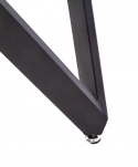 Spisebord \'Cruz\' Rund 140cm - Grå/Sort
