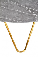 Spisebord \'Bonello\' Rund 120cm - Guld/Grå