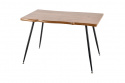 Spisebord \'Norudden\' 120x80cm - Sort/Natur 