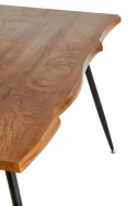 Spisebord \'Norudden\' 120x80cm - Sort/Natur 