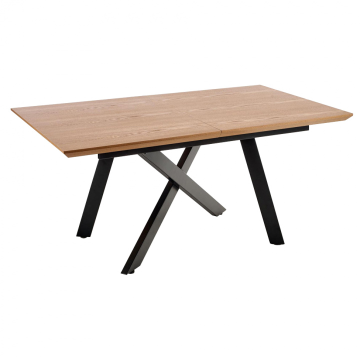 Spisebord \'Capital\' 160-200x90cm - Sort/Eg i gruppen Møbler / Bord / Spisebord hos Reforma (2010001179108)