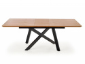 Spisebord \'Capital\' 160-200x90cm - Sort/Eg