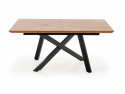 Spisebord \'Capital\' 160-200x90cm - Sort/Eg