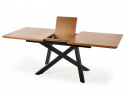 Spisebord \'Capital\' 160-200x90cm - Sort/Eg