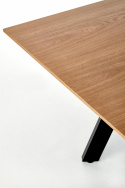 Spisebord \'Capital\' 160-200x90cm - Sort/Eg