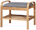 Skohylde \'Sandee\' 60cm - Eg/Grå