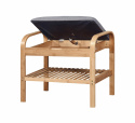Skohylde \'Sandee\' 60cm - Eg/Grå