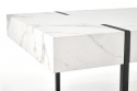 Sofabord \'Blanca\' - Hvid marmor