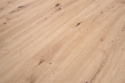 Spisebord \'Bjurholm\' 102-142x102cm - Natur/Sort 