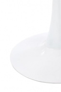 Spisebord \'Lorca\' Rundt 80cm - Marmor/Hvid