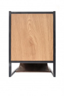 Sidebord \'Malmby\' - Eg/Sort