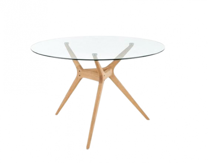 Spisebord \'Ashmore\' Rundt 120cm - Eg i gruppen Møbler / Bord / Runde spiseborde hos Reforma (2010001184881)