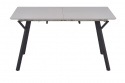 Spisebord \'Viksten\' 140-180x80cm - Sort/Grå