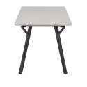 Spisebord \'Viksten\' 140-180x80cm - Sort/Grå