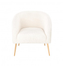 Lænestol \'Lugnet\' - Creme/Natur