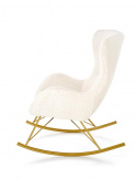 Gyngestol \'Lummelunda\' - Creme/Guld