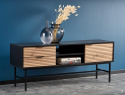 TV-bænk \'Sandviken\' - Sort/Eg