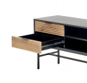 TV-bænk \'Sandviken\' - Sort/Eg