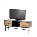 TV-bænk \'Sandviken\' - Sort/Eg