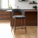 Barstol \'Vestby\' - Grå/brun