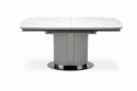Spisebord \'Dancan\' 160-220cm - Grå/marmor
