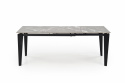 Spisebord \'Felix\' 141-201cm - Grå/sort