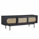 TV-bænk \'Trend\' - Sort/Natur