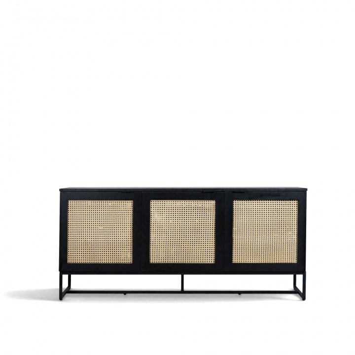 Sideboard \'Sailor\' - Sort/Natur i gruppen Møbler / Hylder & opbevaring / Sideboards hos Reforma (20117-3)