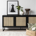 Sideboard \'Sailor\' - Sort/Natur