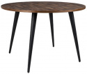 Spisebord \'Mo\' Rundt 110cm - Teak/Stål 