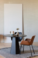 Spisebord \'Pilar\' Rundt 100cm - Sort