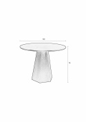 Spisebord \'Pilar\' Rundt 100cm - Sort