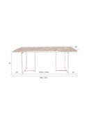 Spisebord \'Class\' 180x90cm - Eg