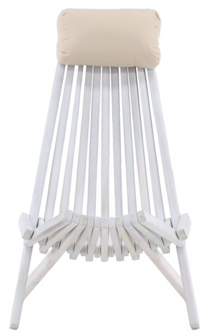 Lænestol \'Mora\' - Hvid i gruppen Møbler / Havemøbler / Ude-stole hos Reforma (2104-014)