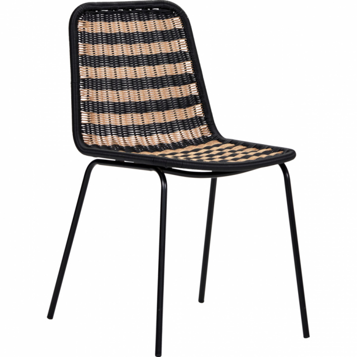 Stol \'Hapur\' - Natur/Svart i gruppen Møbler / Havemøbler / Havestole hos Reforma (210940310)