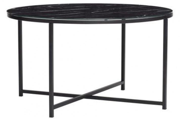 Sofabord \'Norm\' - Sort/Marmor/Glas i gruppen Møbler / Bord / Sofabord hos Reforma (21118)