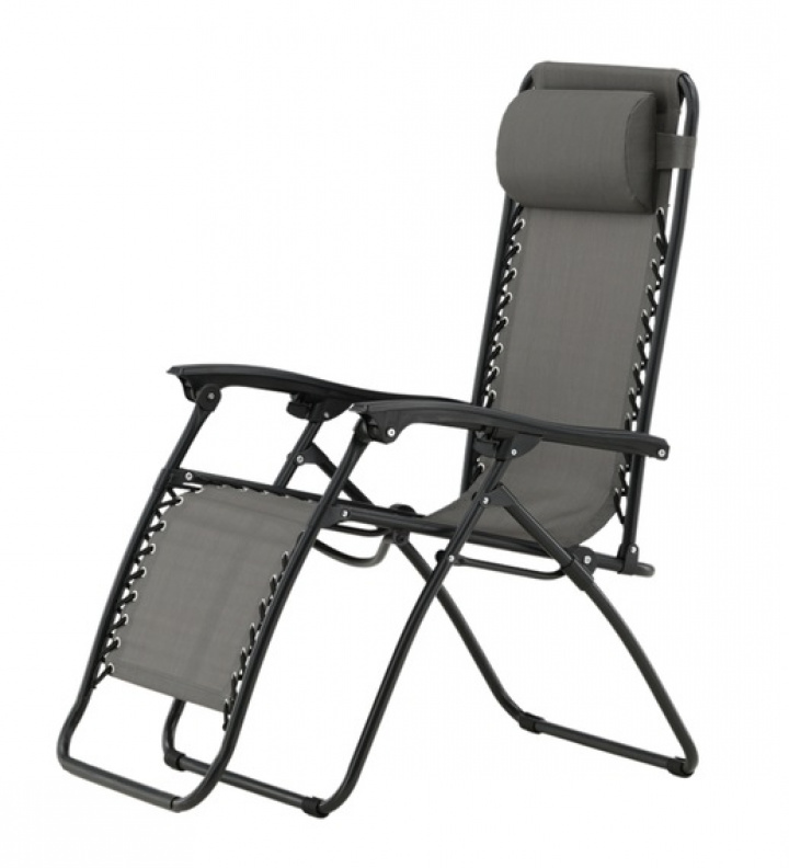 Solstol \'Antibes\' - Grå i gruppen Møbler / Havemøbler / Solsenge & Solstole hos Reforma (2133-400)