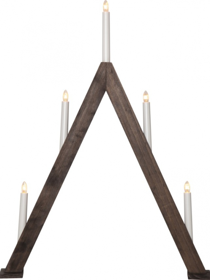 Adventsljusstage \'Albo\' - Valnød i gruppen Belysning / Lamper / Julebelysning hos Reforma (214-63)