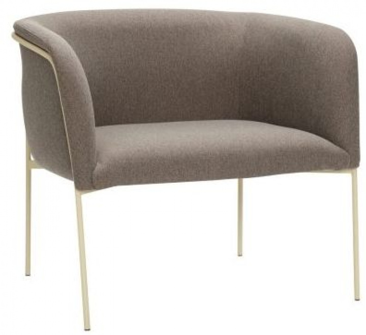 Loungestol \'Haze\' - Guld i gruppen Møbler / Sidde møbler / Lænestole hos Reforma (21417)