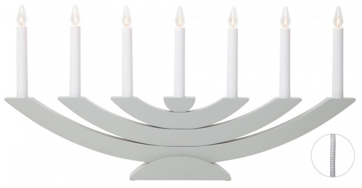 Adventsljusstage \'Navida\' - Grå i gruppen Belysning / Lamper / Julebelysning hos Reforma (219-06)