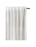 Gardiner med læg \'Dalsland\' 145x290 - Hvid