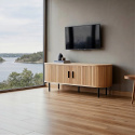 TV-bænk \'Holmvik\' - Natur/Sort