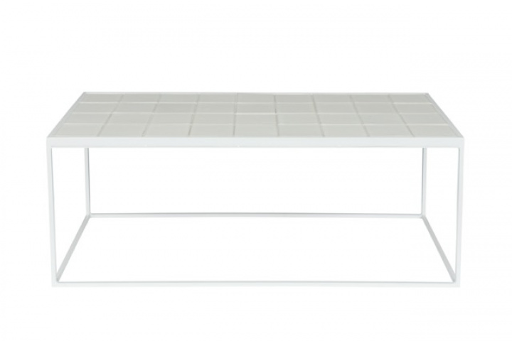 Sofabord \'Glazed\' 43x93 - Hvid i gruppen Møbler / Bord / Sofabord hos Reforma (2300138)