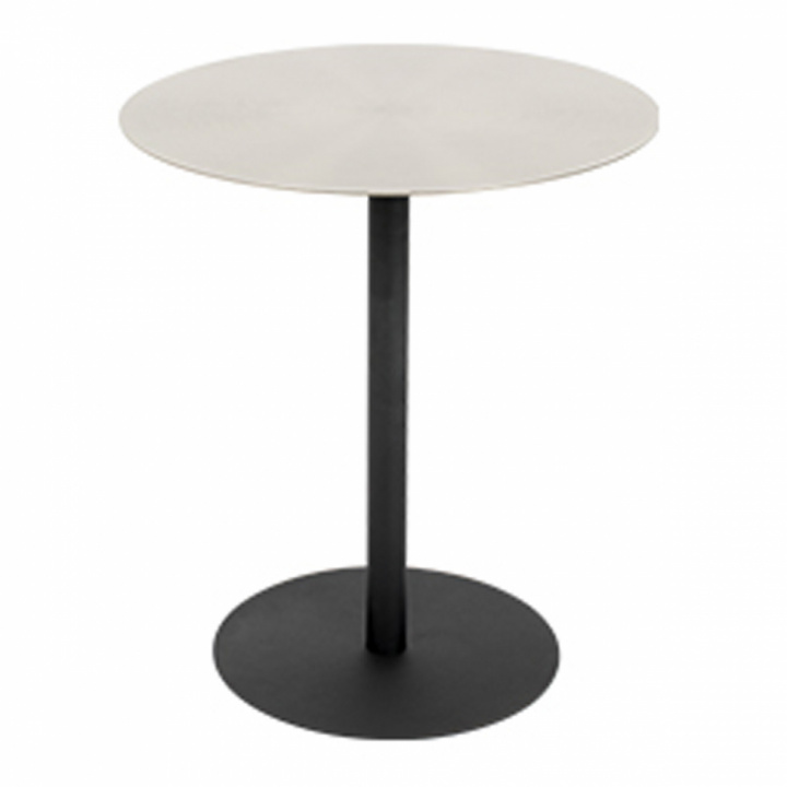 Sidebord \'Snow\' - S&oslash;lv/Sort i gruppen Møbler / Bord / Sofaborde hos Reforma (2300217)